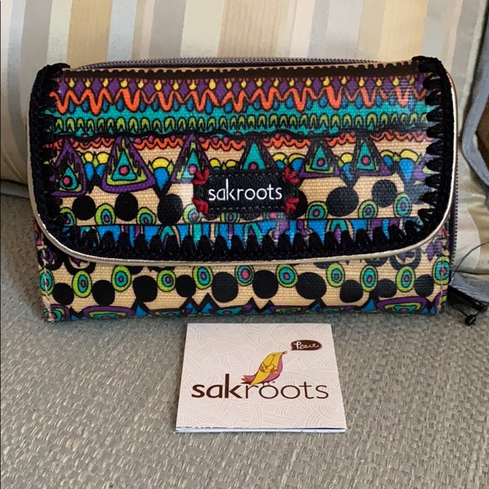 Sakroots Vibrant Patterned Wallet/Clutch (new)